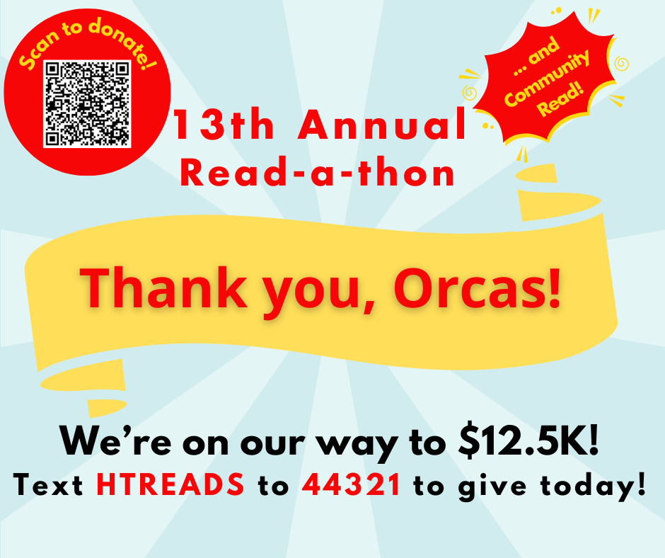 We're nearing our Read-a-thon goal, donate through 4/19